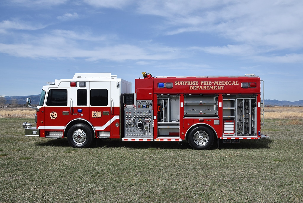 Surprise, AZ Fire Department Rescue Pumper #1024 - SVI Trucks