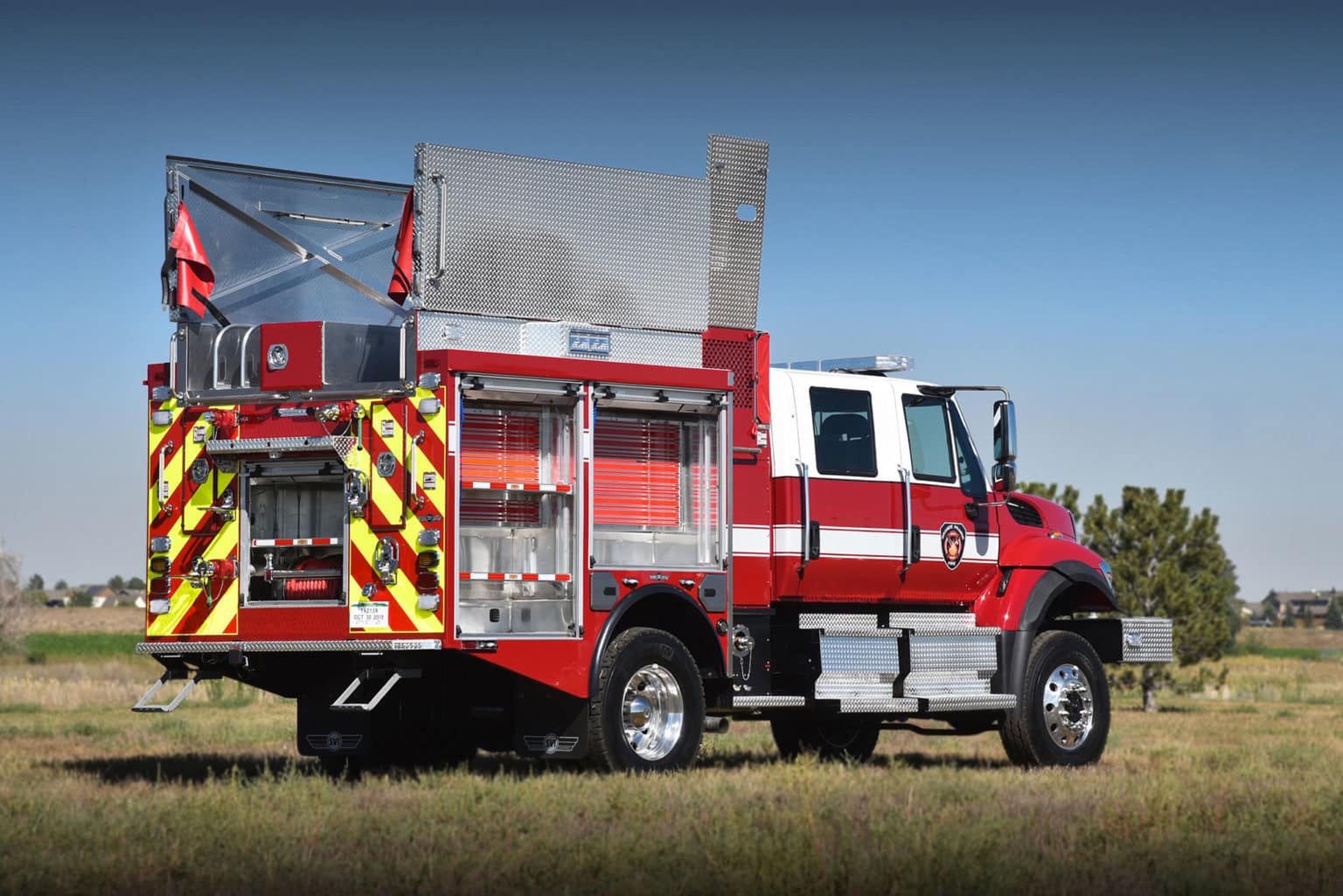 Grande Prairie, AB Fire Department Wildland Engine 1048 SVI Trucks