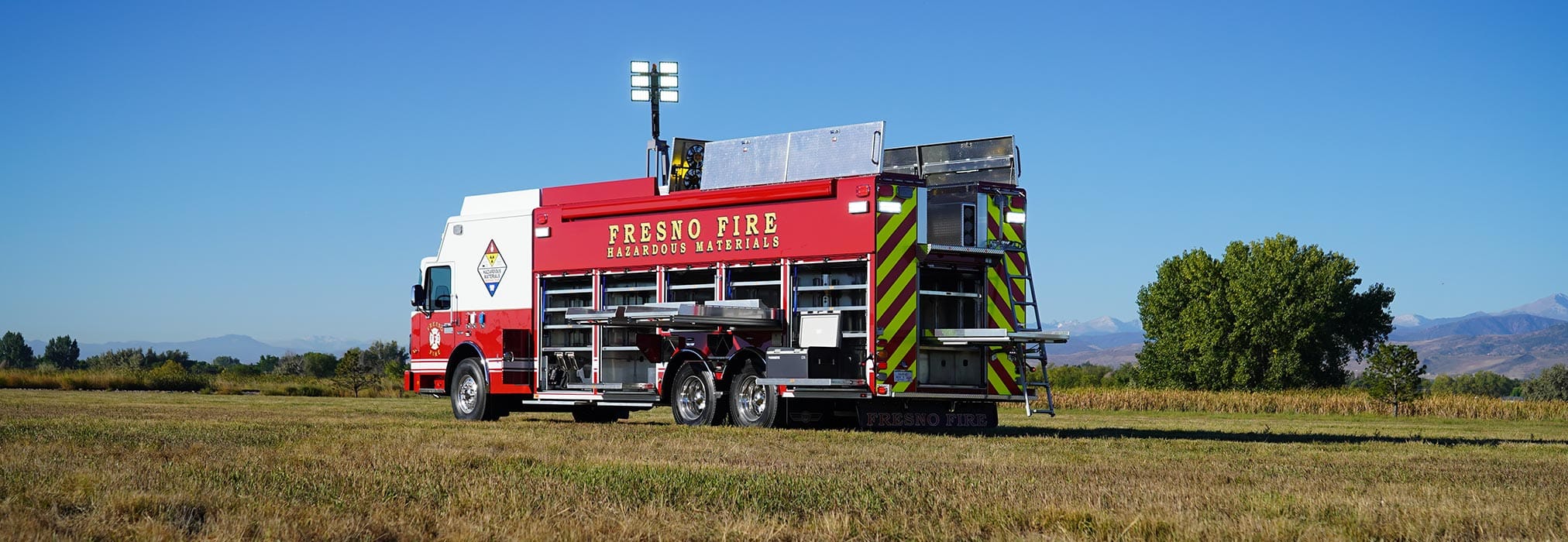 Fresno hazmat fire truck